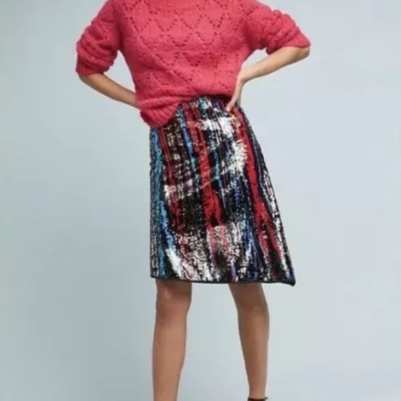 Anthropologie - Lenon sequin skirt - size M - Picture 1 of 9